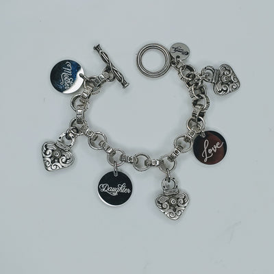 Mother, Daughter Love Bracelet, Beauty In Stone Jewelry at $59