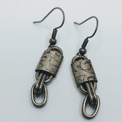 Chain Link Earrings, Beauty In Stone Jewelry at $35
