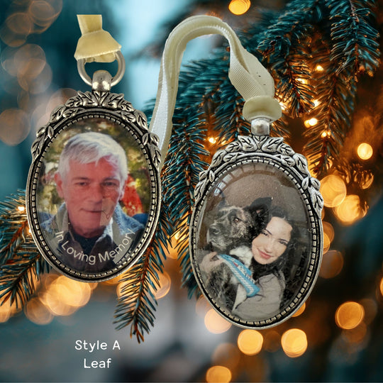 Personalized Photo Christmas Tree Ornaments