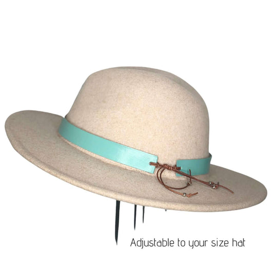 Western Hat Band With Jasper Gemstone