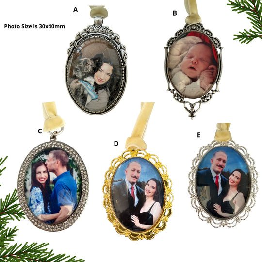 Personalized Photo Christmas Tree Ornaments