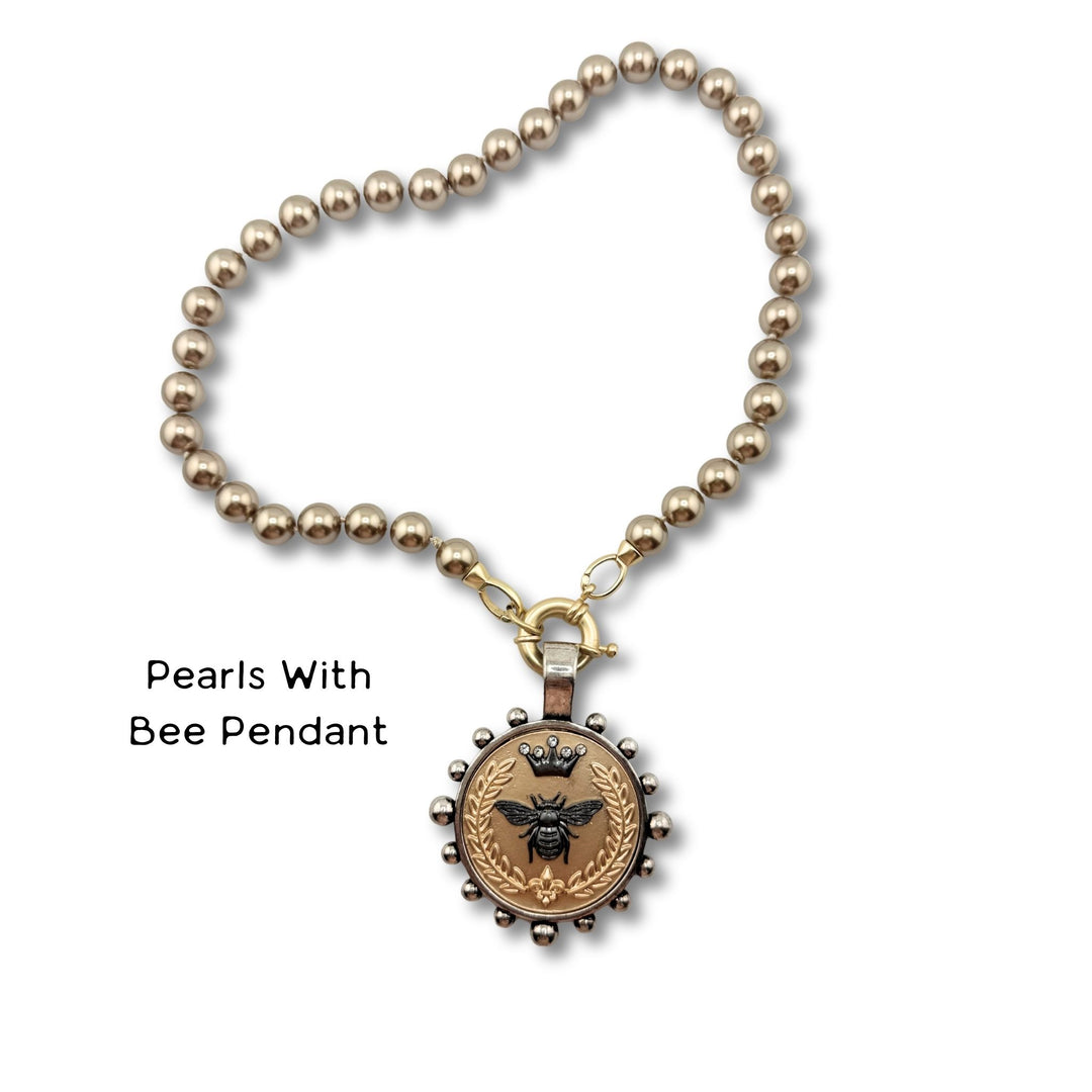 Bee Or Coin Pendant Interchangeable