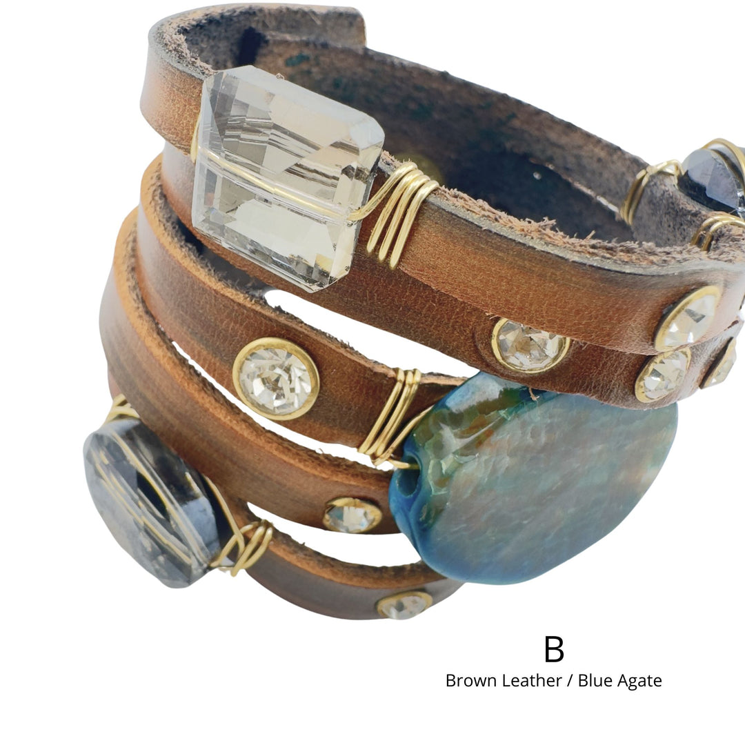 Leather Cuff Bracelet Choice