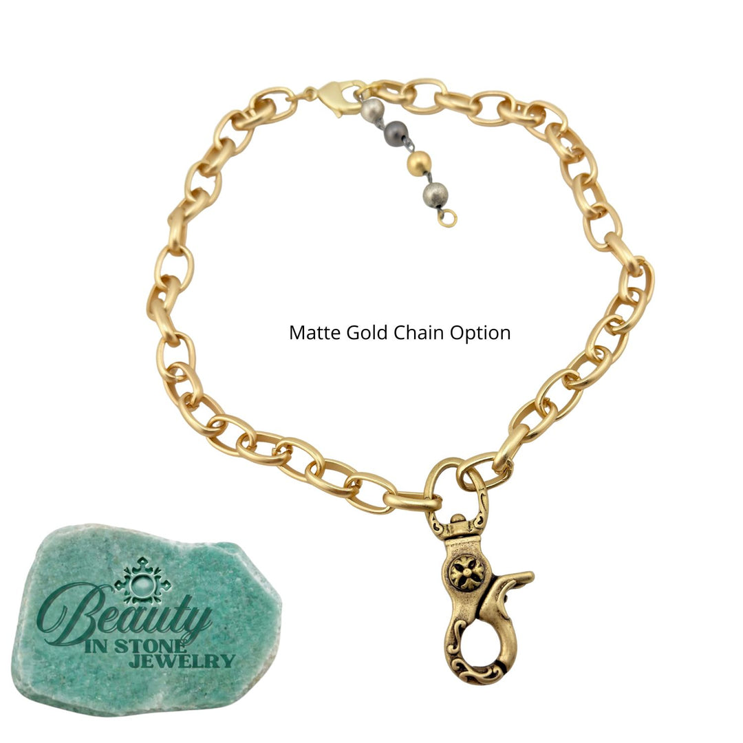 "The Clasp" – Oversized Lobster Pendant Chunky Chain Necklace