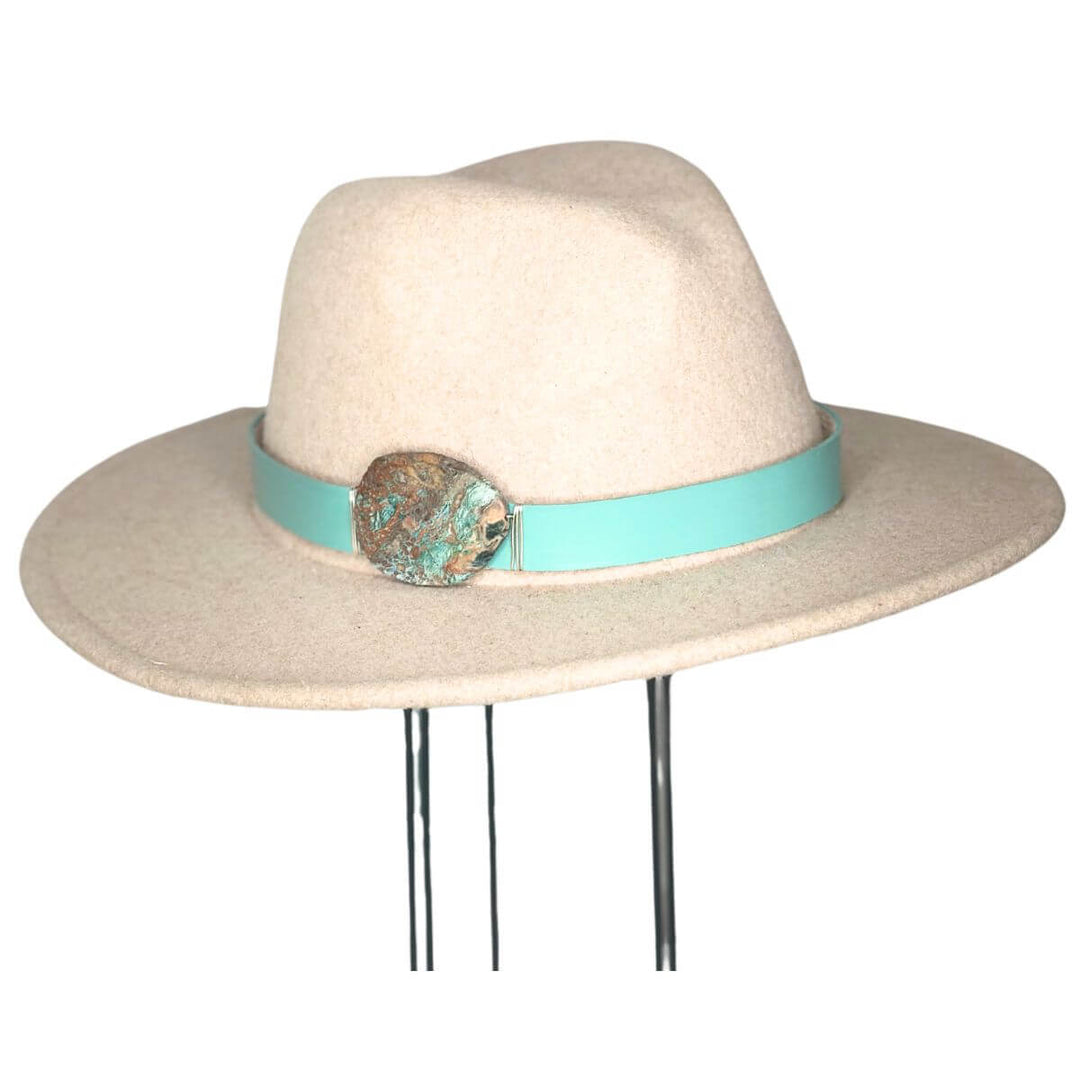 Western Hat Band With Jasper Gemstone