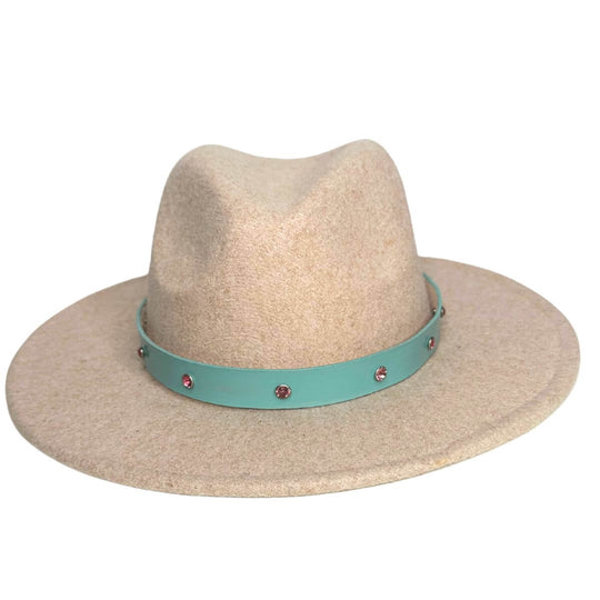 Western Hat Band With Pink Rhinestones