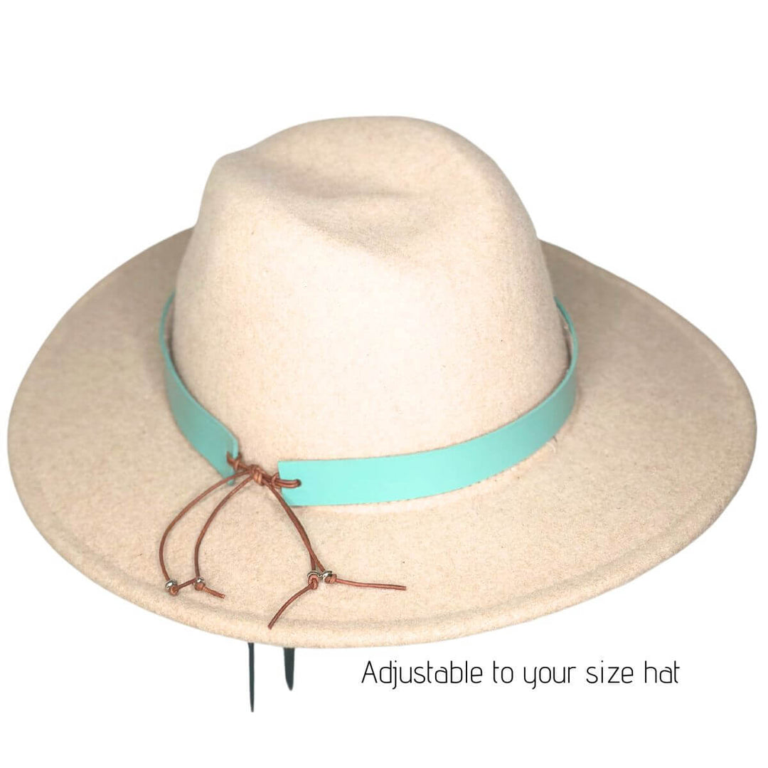 Western Hat Band With Jasper Gemstone