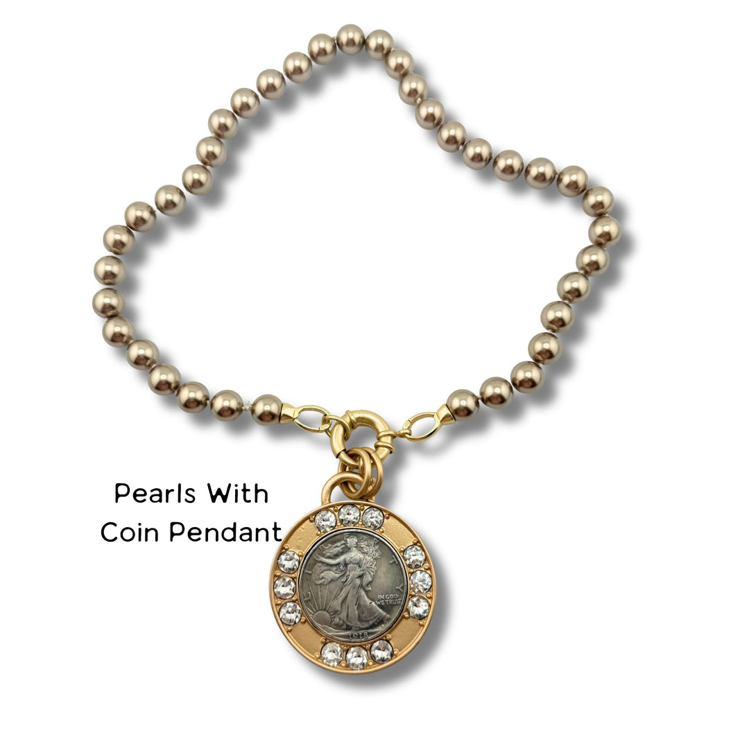 Bee Or Coin Pendant Interchangeable
