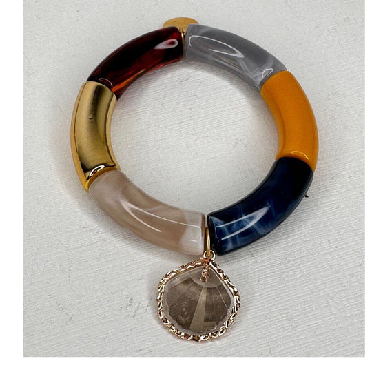 Sun & Shell Bangle Bracelet