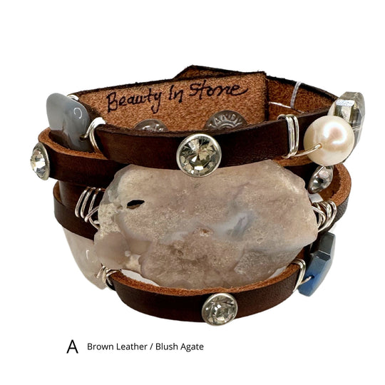 Leather Cuff Bracelet Choice