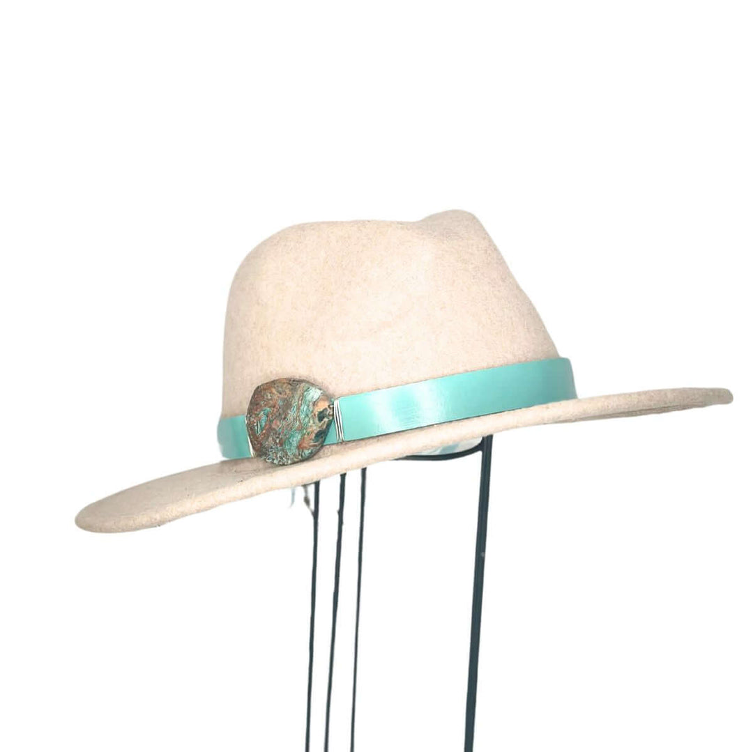 Western Hat Band With Jasper Gemstone