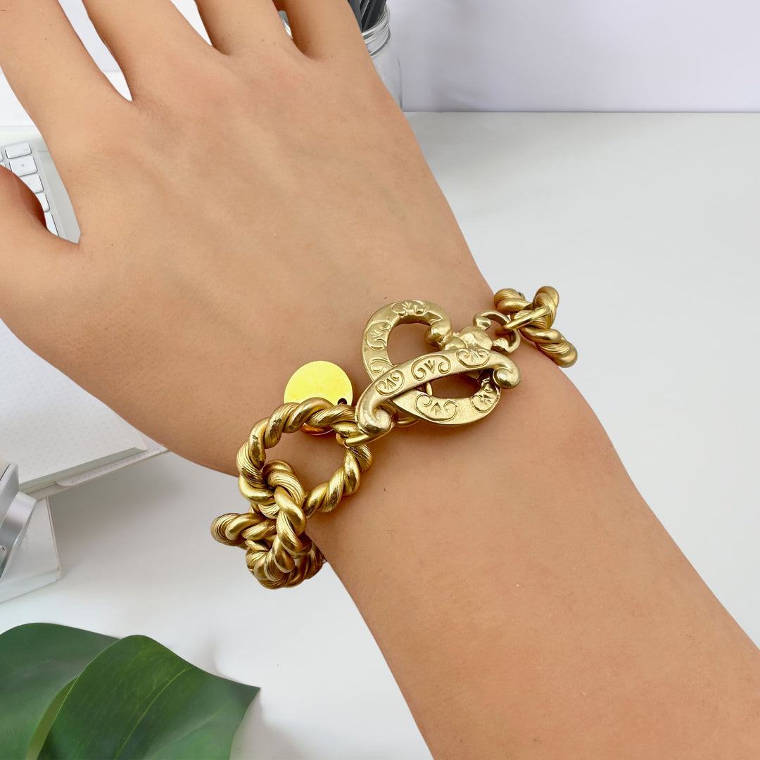 Bold Designer Link Chain Bracelet