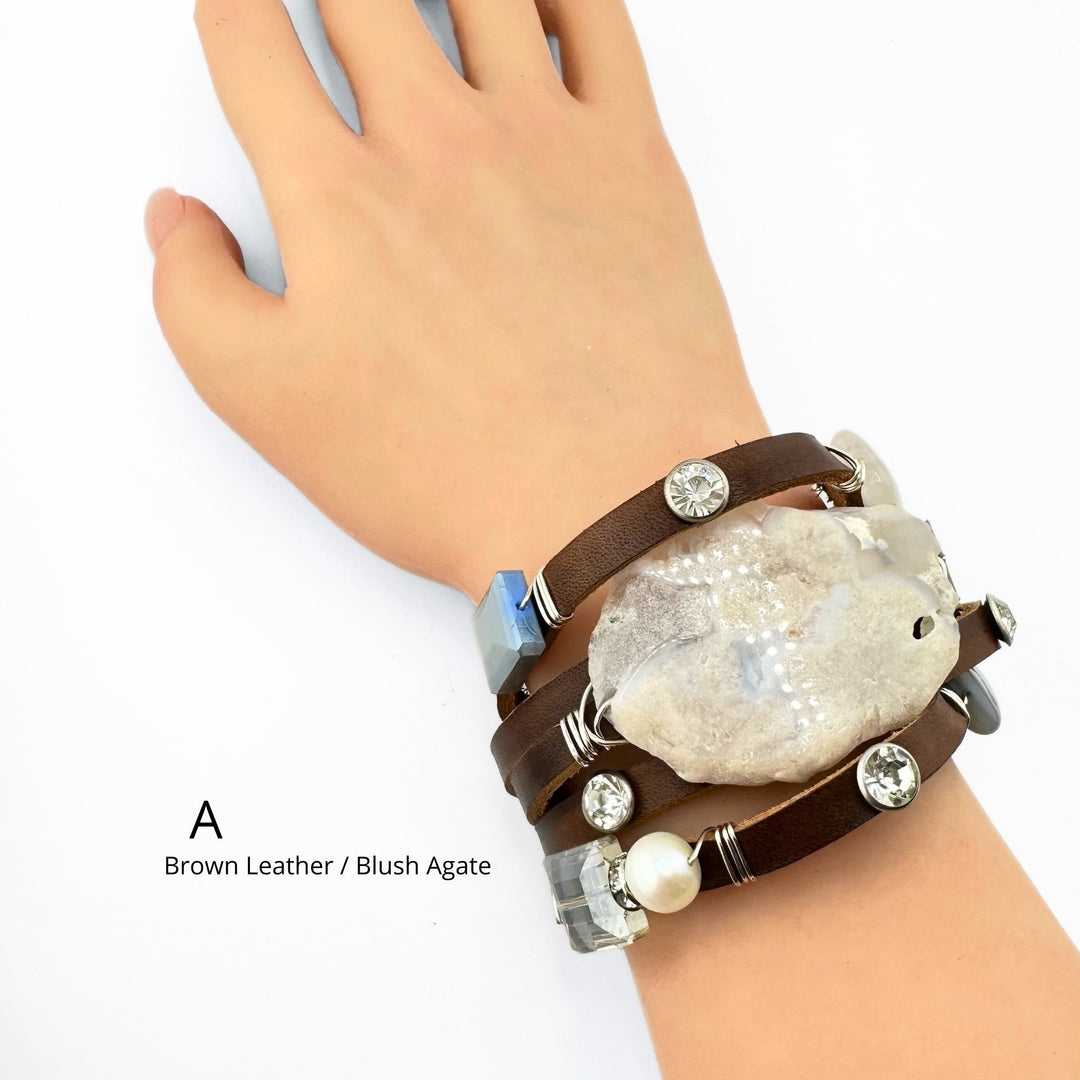 Leather Cuff Bracelet Choice