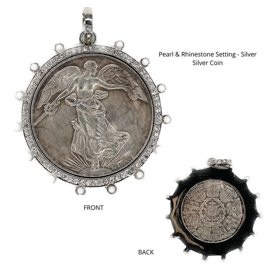 French Coin Pendant Only