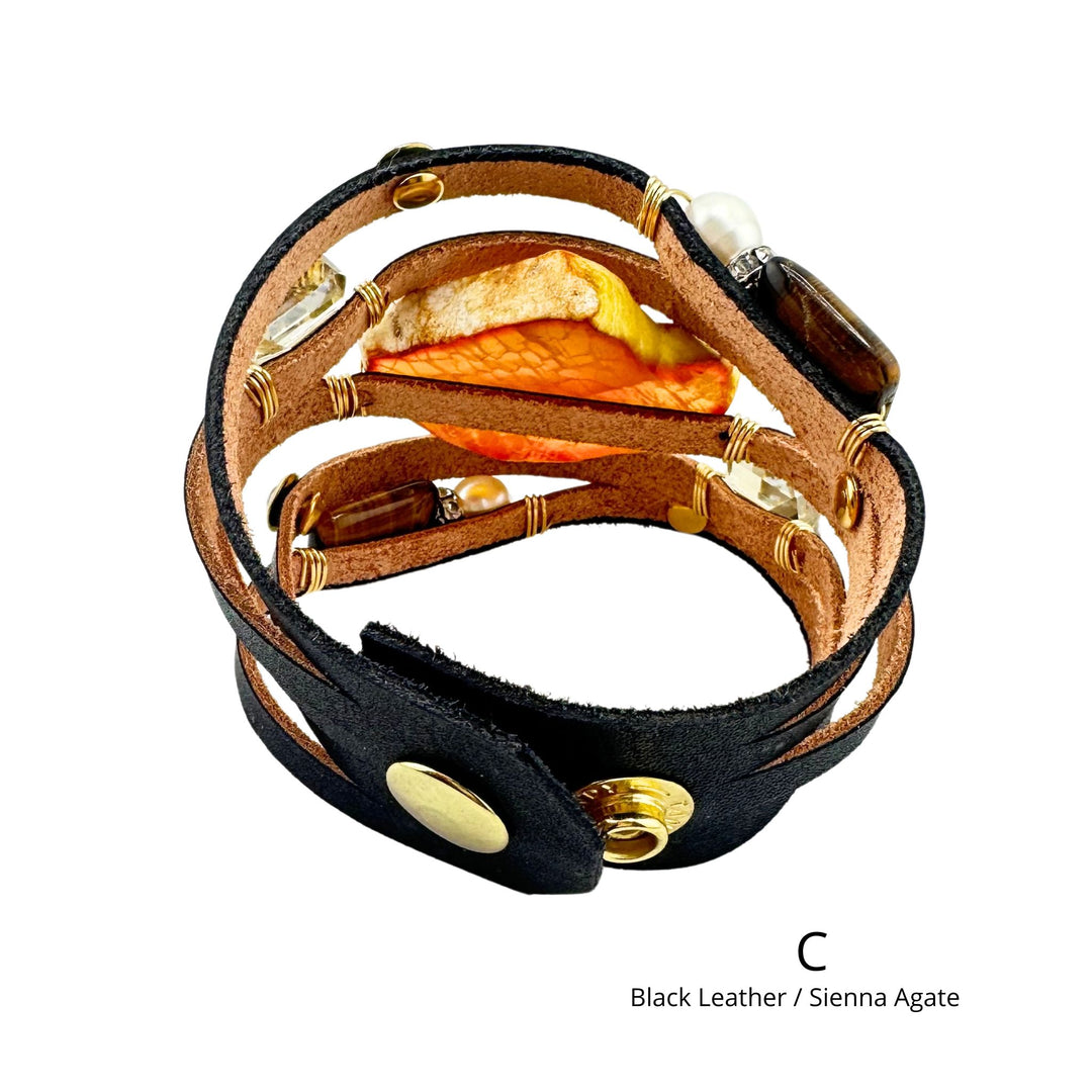 Leather Cuff Bracelet Choice