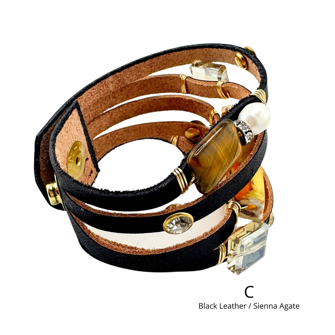 Leather Cuff Bracelet Choice