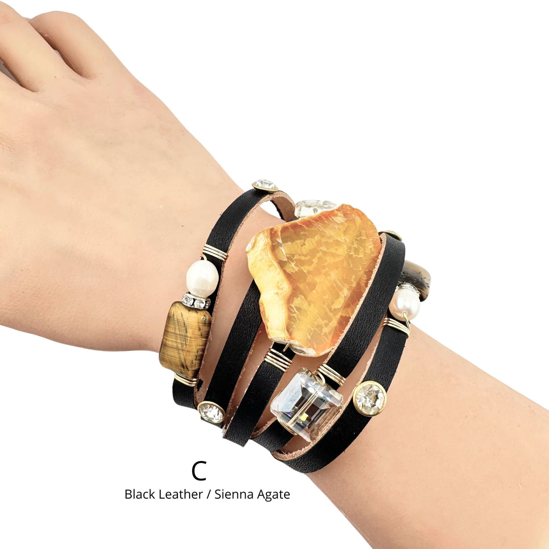 Leather Cuff Bracelet Choice