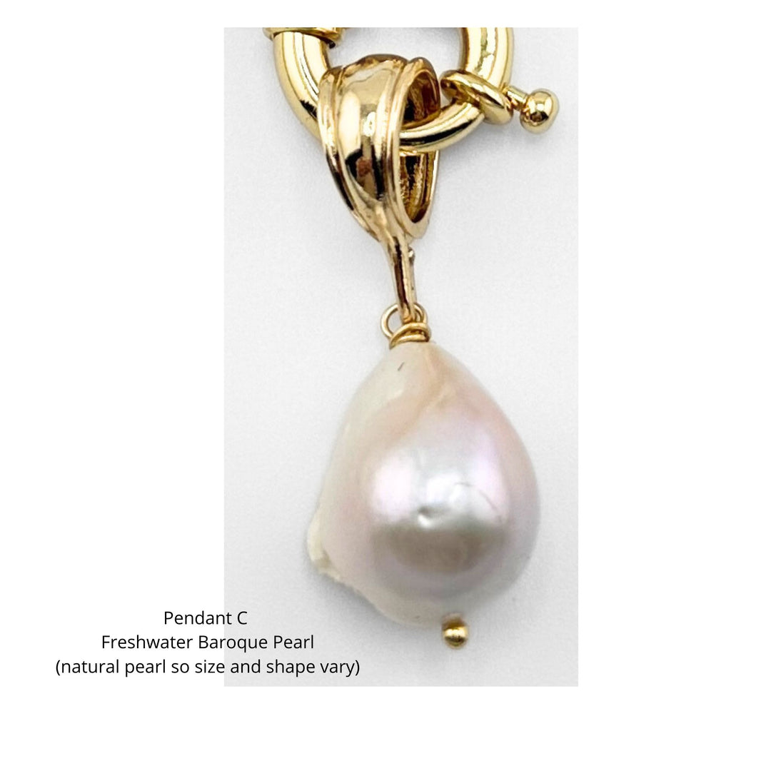 Baroque Pearl Pendant Addition