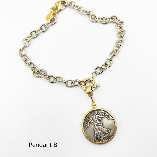 Chain With French Coin pendant