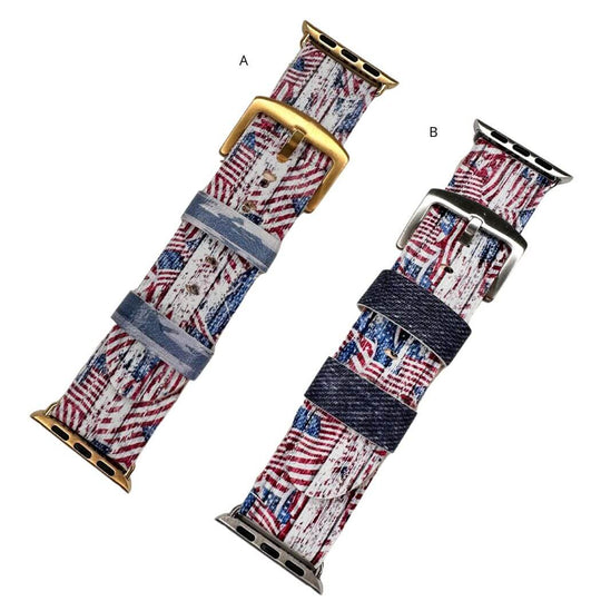 Watch Band For Apple Watch American Flag