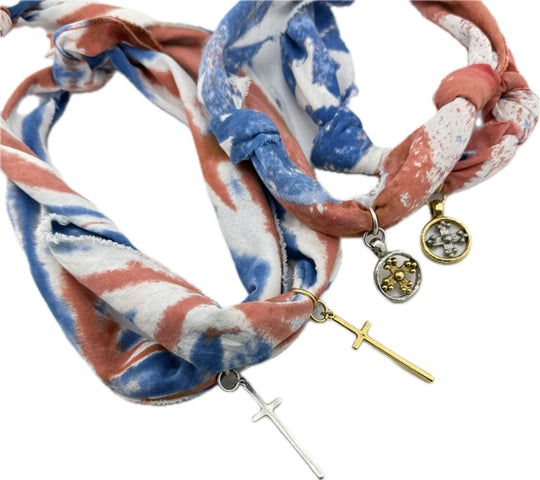 America Scarf Necklace