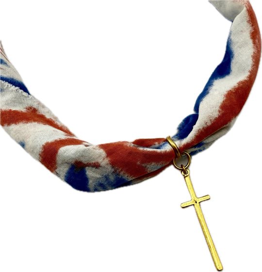 America Scarf Necklace