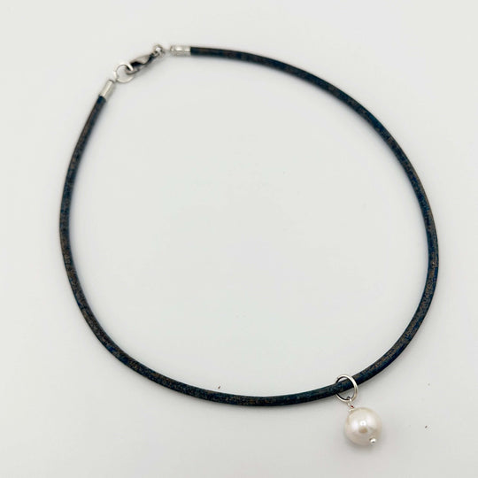 Curved Cuff Bracelet, Pearl Necklace, or Set