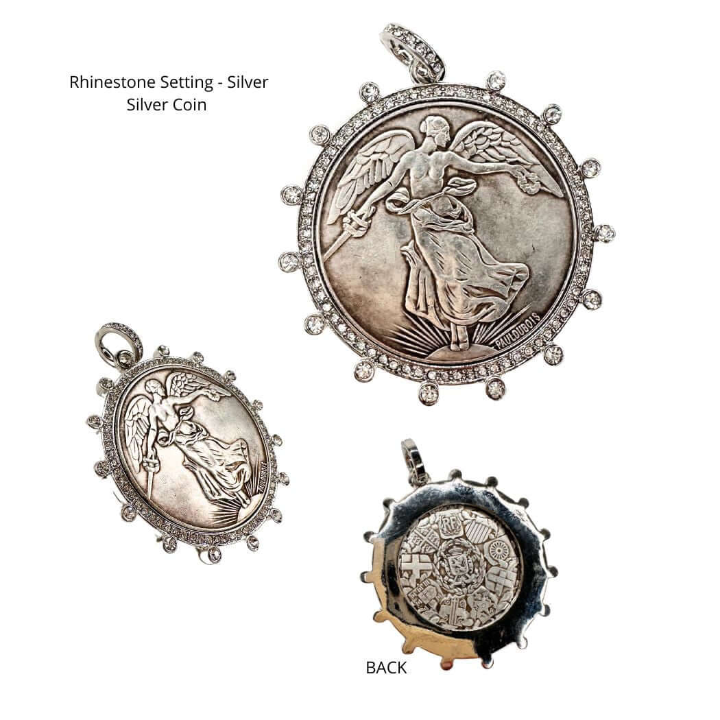 French Coin Pendant Only