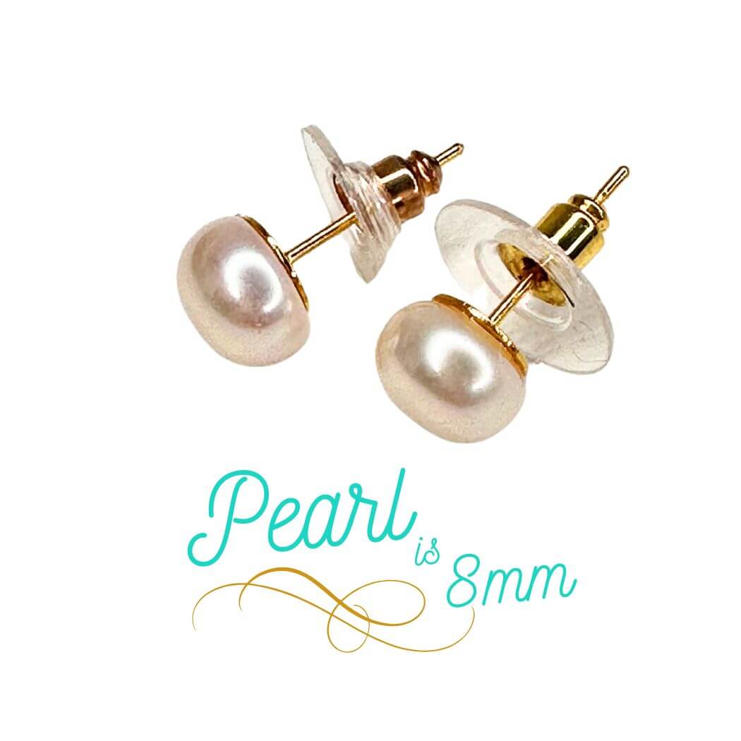 Pearl Stud Earrings