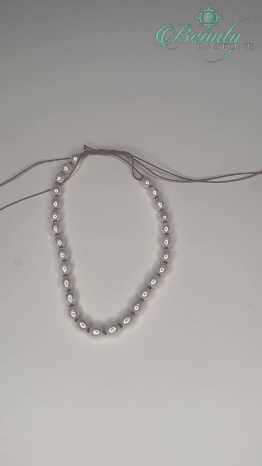 Knotted Casual Pearl Necklace