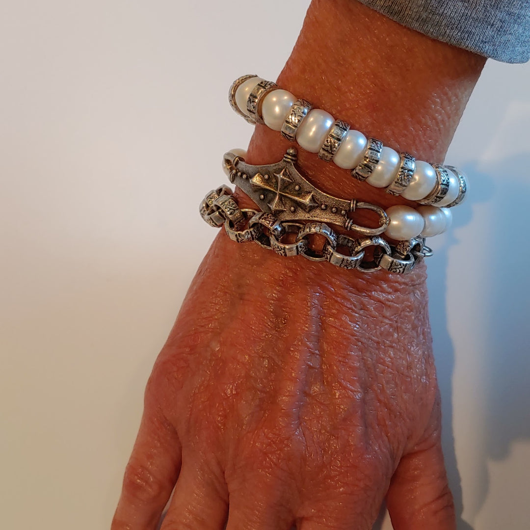 Plain Chain Bracelet, Beauty In Stone Jewelry at $99