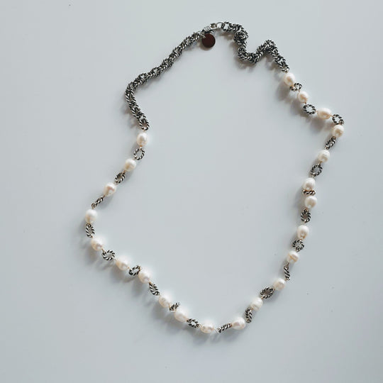 Long Pearl & Rope Link Necklace Trio, Beauty In Stone Jewelry at $189