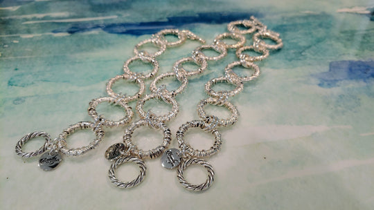 Chunky Big Link Bracelet, Beauty In Stone Jewelry at $89