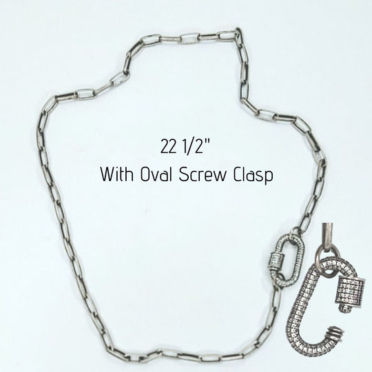 Sterling Silver Chain Necklace Layers or Single, Beauty In Stone Jewelry at $105