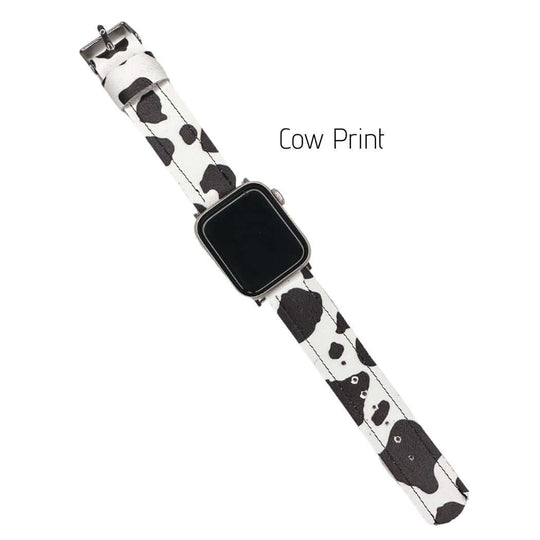 Cow Print Watch Band