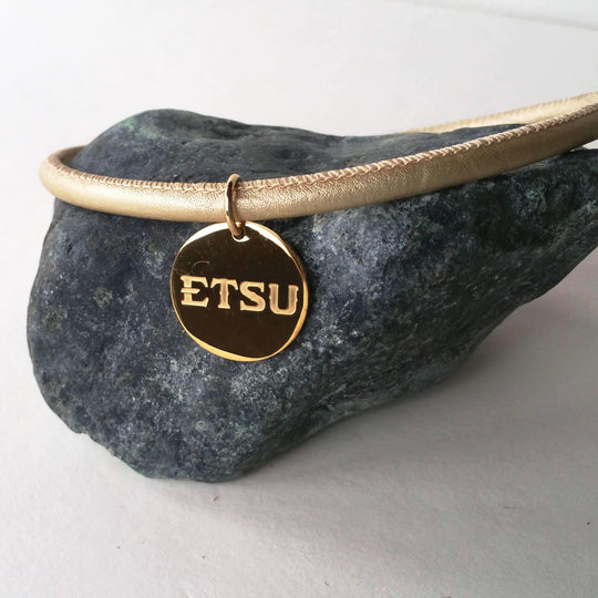 ETSU Nappa Leather Choker, Beauty In Stone Jewlery at $40