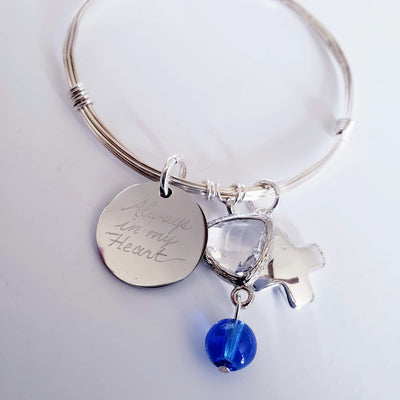 In Loving Memory Bracelet Silver, Beauty In Stone Jewelry at $55