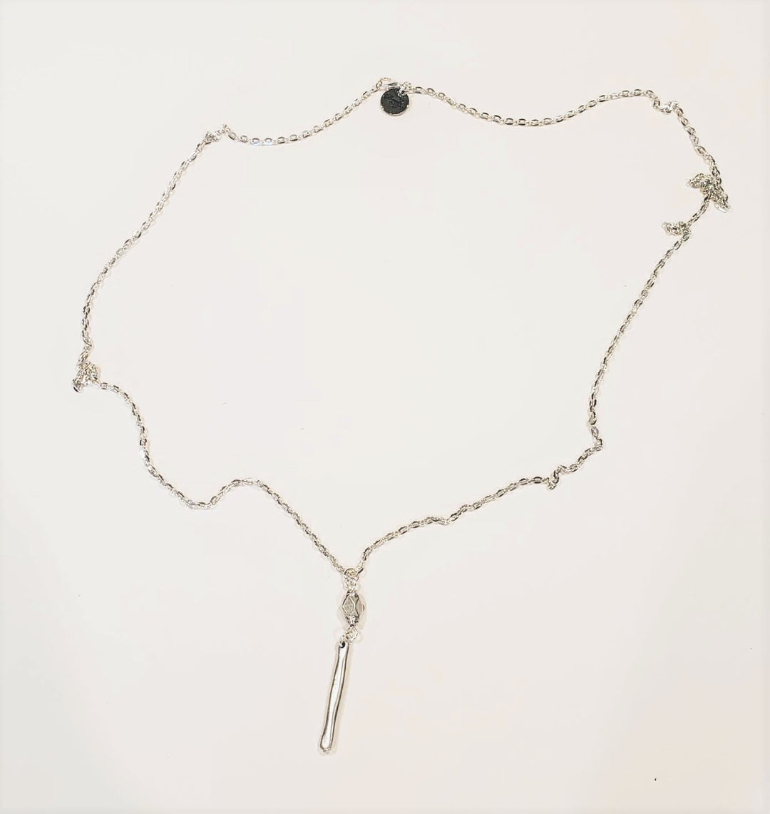 Long Chain Necklace With Drop Pendant, Beauty In Stone Jewelry at $45