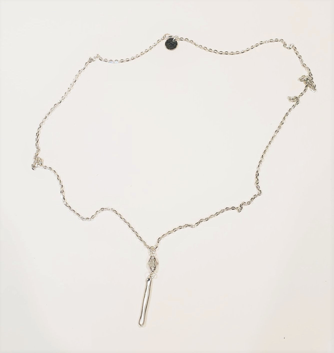 Long Chain Necklace With Drop Pendant, Beauty In Stone Jewelry at $45