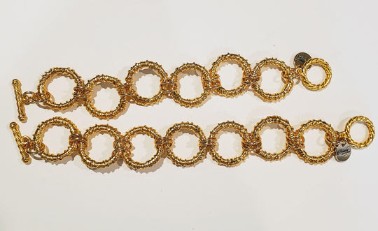 Chunky Big Link Bracelet GOLD, Beauty In Stone Jewelry at $89