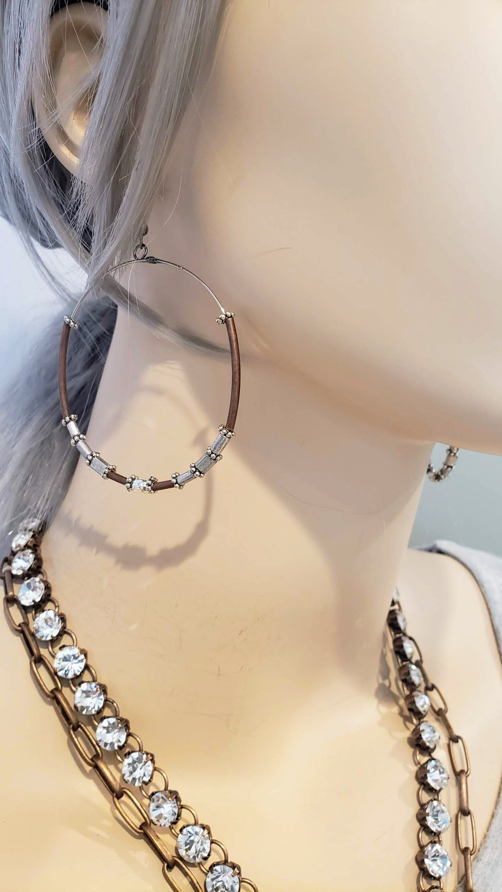 Buy Large Rhinestone Necklace Online – Beauty in Stone Jewelry