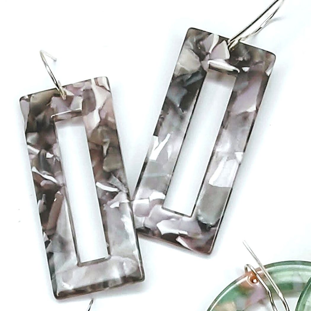 Acetate Earring Choice, Beauty In Stone Jewelry at $18