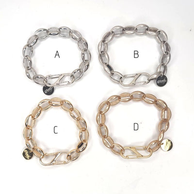 Chunky Cable Chain Bracelet, Beauty In Stone Jewelry at $35