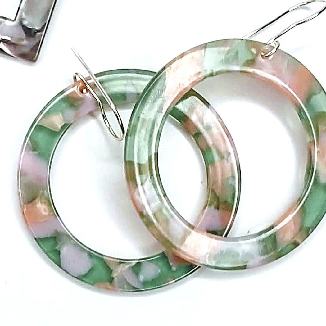 Acetate Earring Choice, Beauty In Stone Jewelry at $18