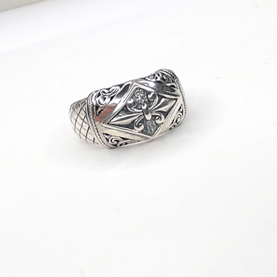 Sterling Silver Ring "Fleur De Lis", Beauty In Stone Jewelry at $99