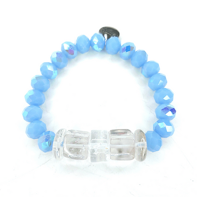 Quartz Beaded Bracelet Choose Color, Beauty In Stone Jewelry at $49