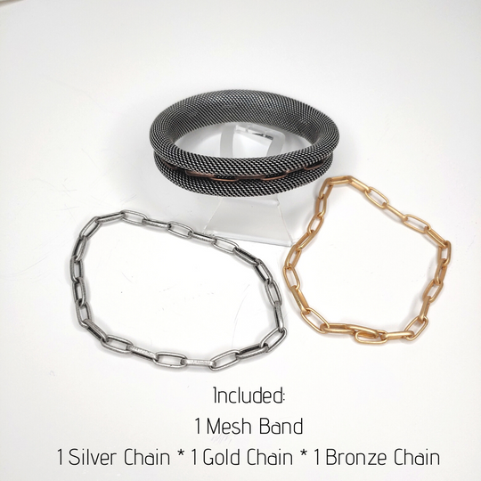 Mesh Interchangeable Bracelet, Beauty In Stone Jewelry at $169