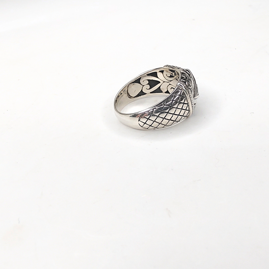 Sterling Silver Ring "Fleur De Lis", Beauty In Stone Jewelry at $99