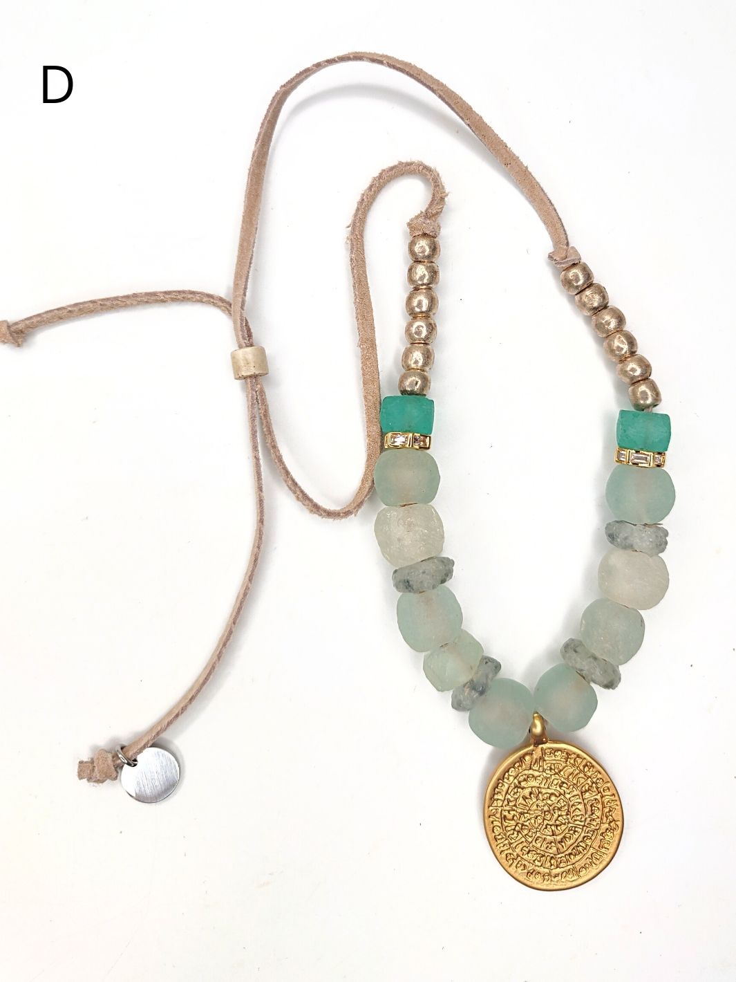 Beach Glass Necklace Choice, Beauty In Stone Jewelry at $115