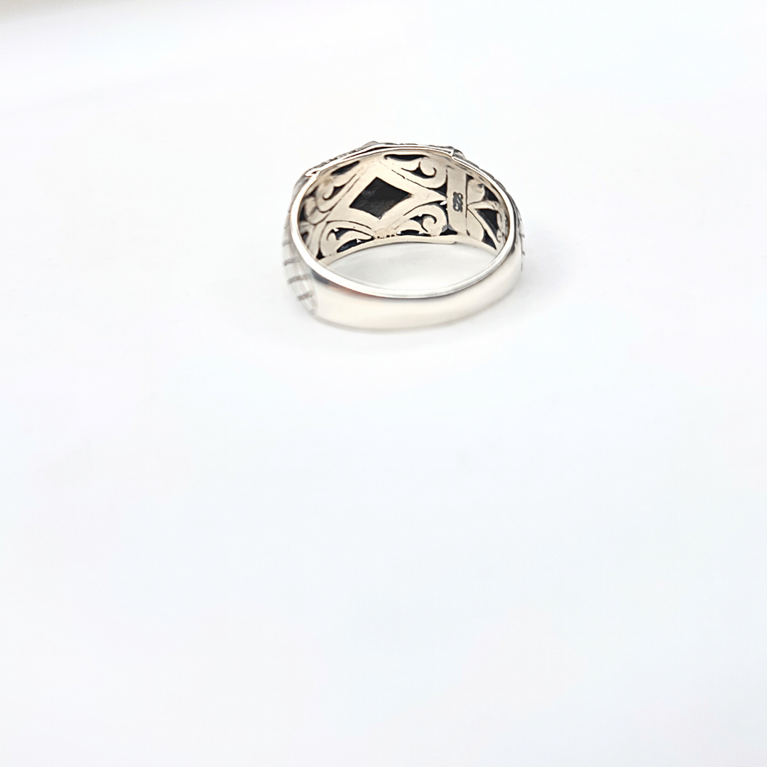 Sterling Silver Ring "Fleur De Lis", Beauty In Stone Jewelry at $99